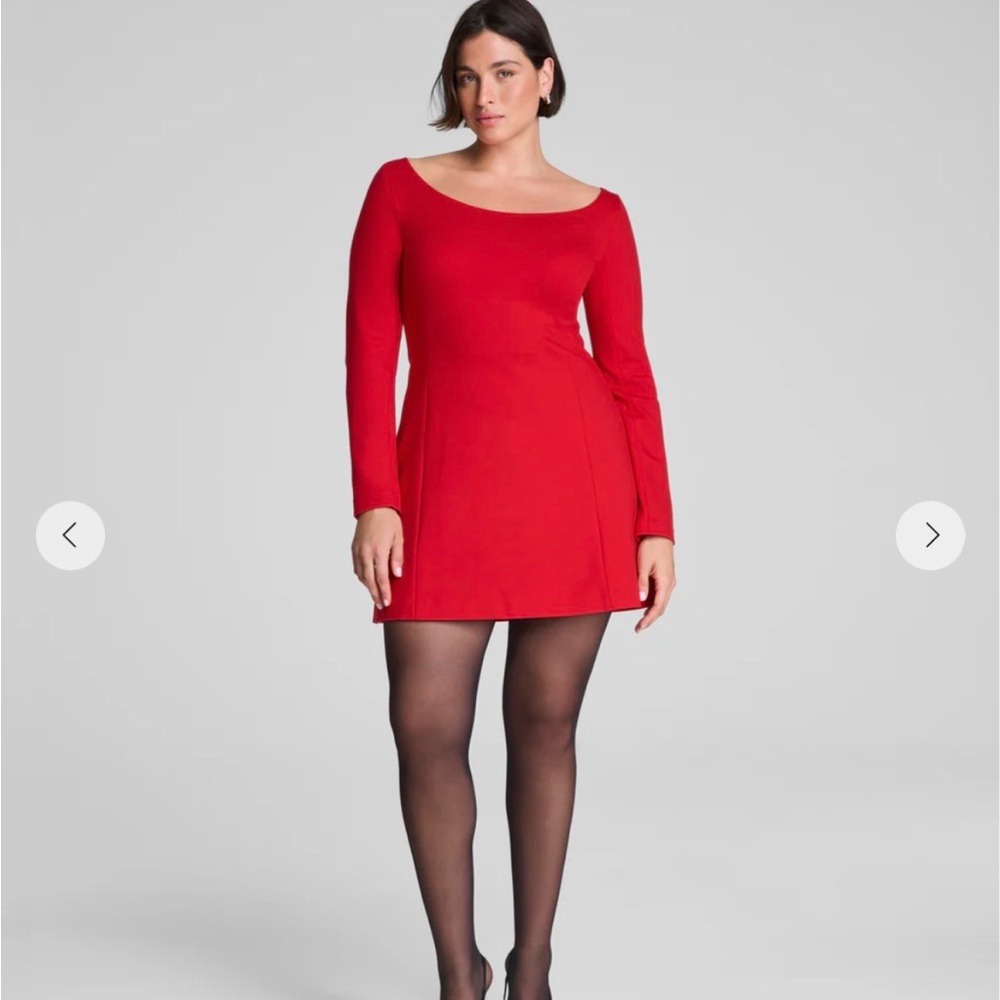 New with tags SPANX® Ponte Long Sleeve Mini Dress. Retails for $168!
